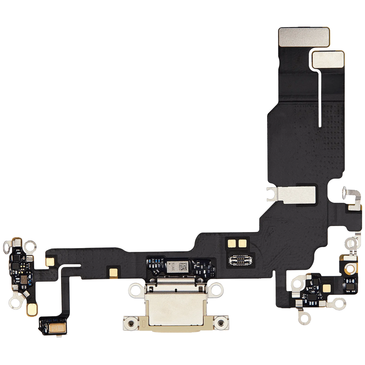 For iPhone 15 Charging Port Flex Cable Pulled - Yellow
