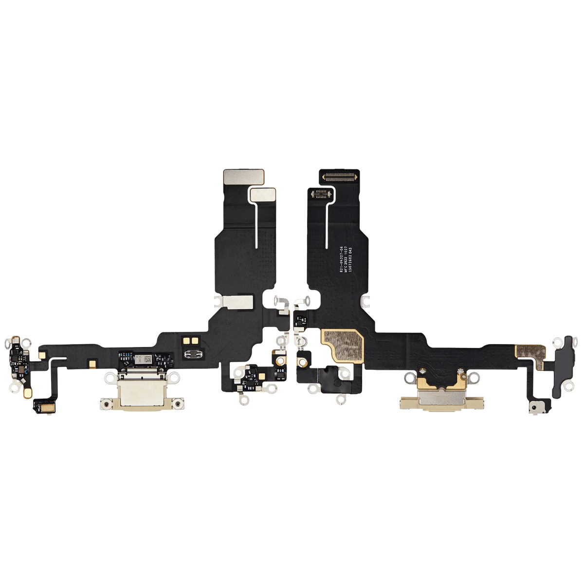 For iPhone 15 Charging Port Flex Cable Pulled - Yellow