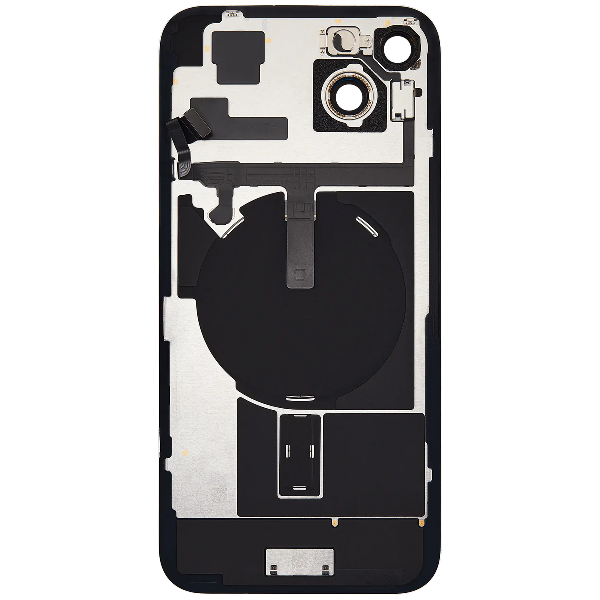 For iPhone 15 Plus Back Glass With MagSafe Magnet, NFC & Flashlight Flex Pulled - Grade B - Green