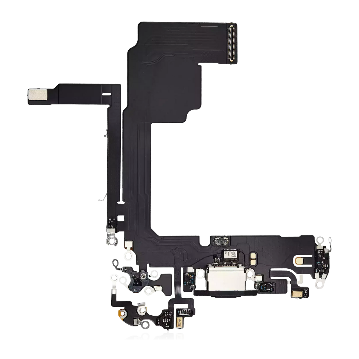 For iPhone 15 Pro Charging Port Flex Cable | Aftermarket Plus - Black Titanium