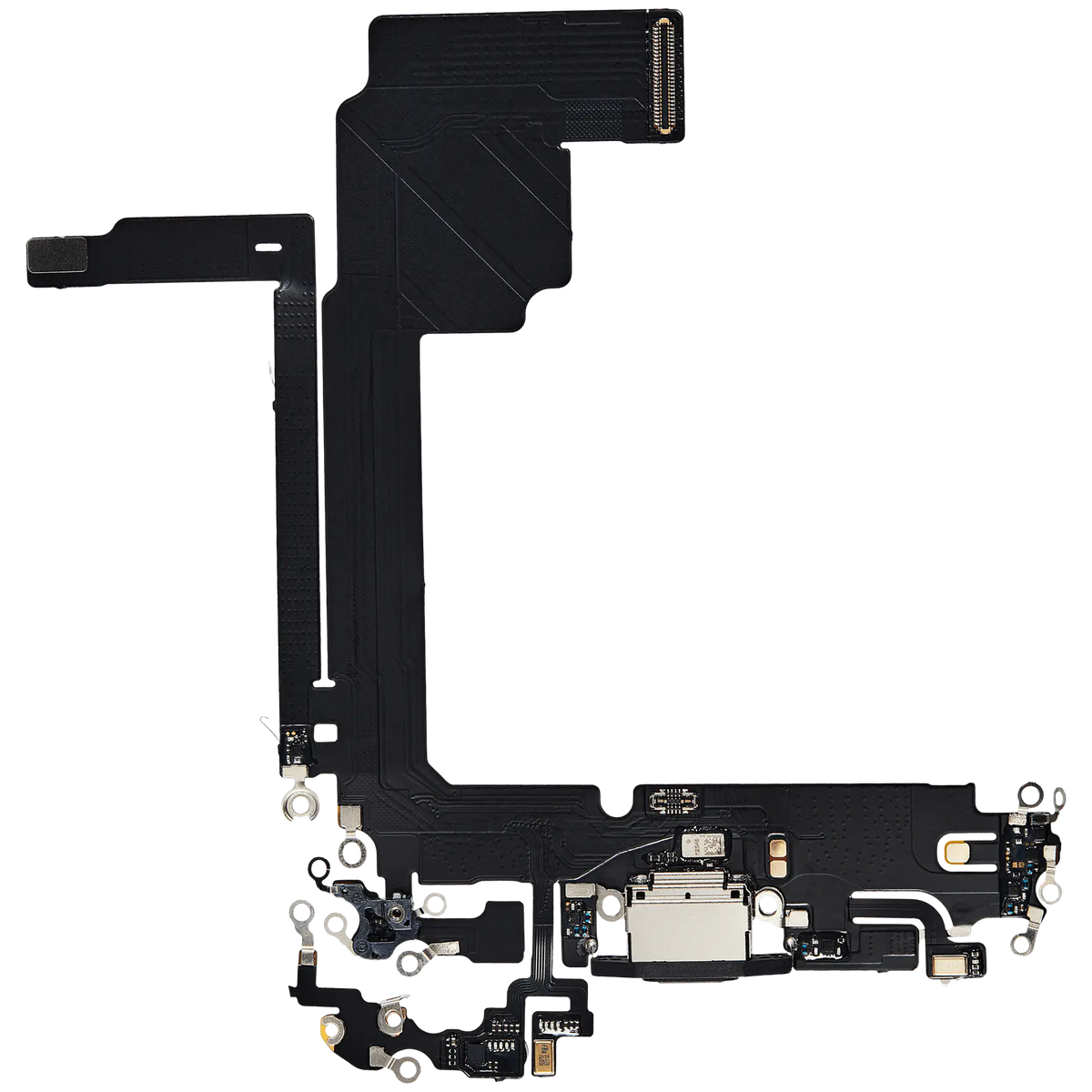 For iPhone 15 Pro Max Charging Port Flex Cable | Aftermarket Plus - Black Titanium