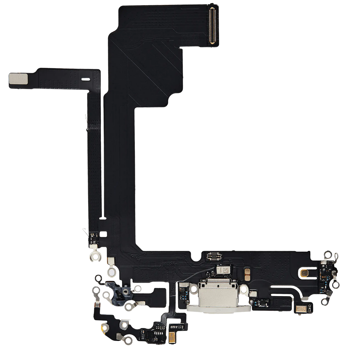 For iPhone 15 Pro Max Charging Port Flex Cable | Aftermarket Plus - White Titanium