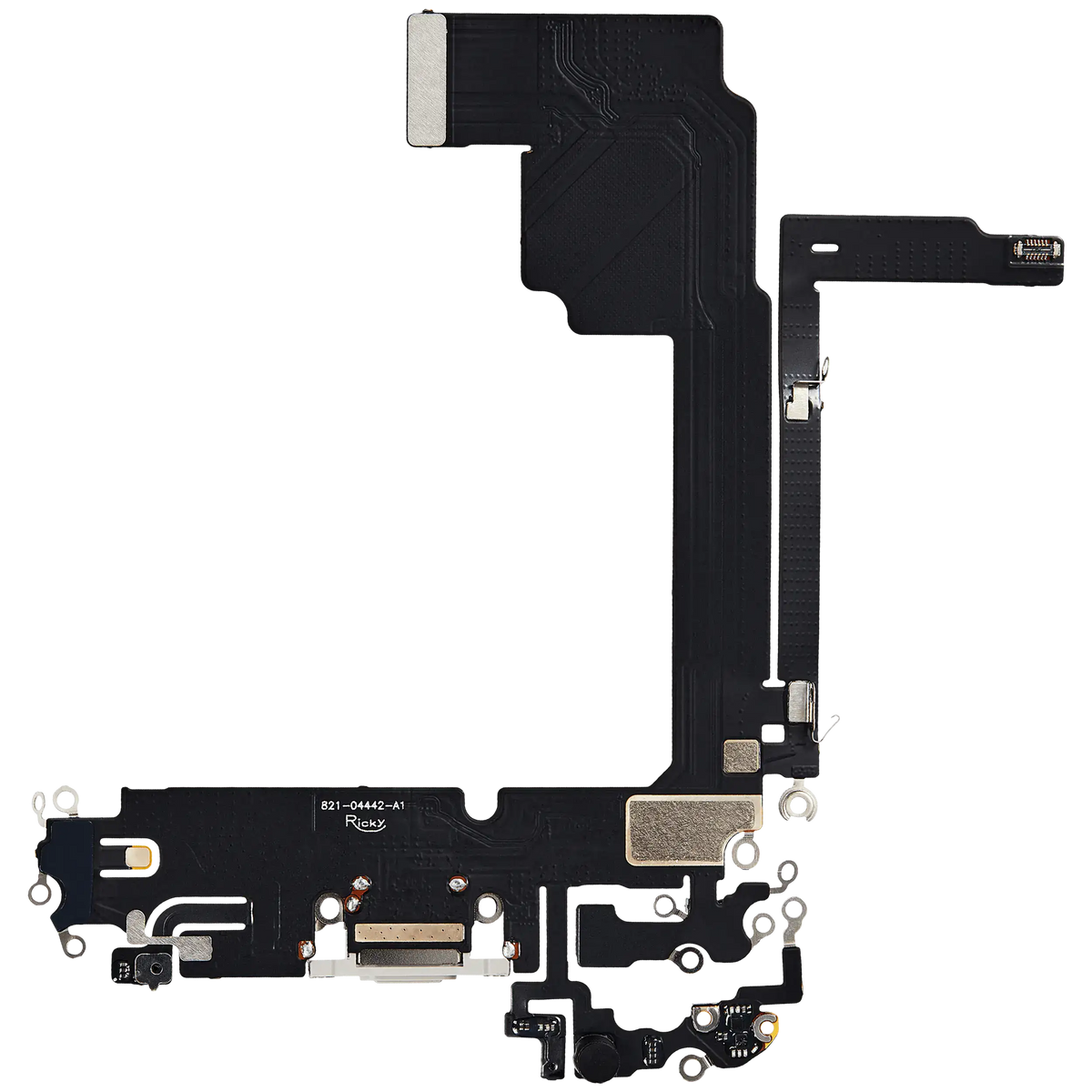 For iPhone 15 Pro Max Charging Port Flex Cable | Aftermarket Plus - White Titanium