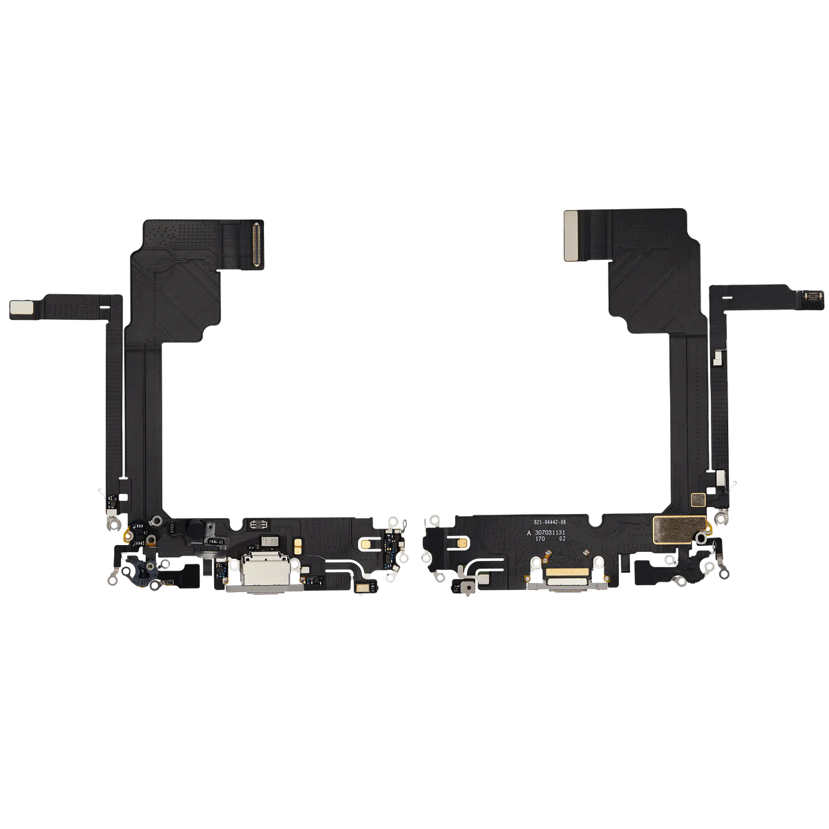 For iPhone 15 Pro Max Charging Port Flex Cable Pulled - White Titanium