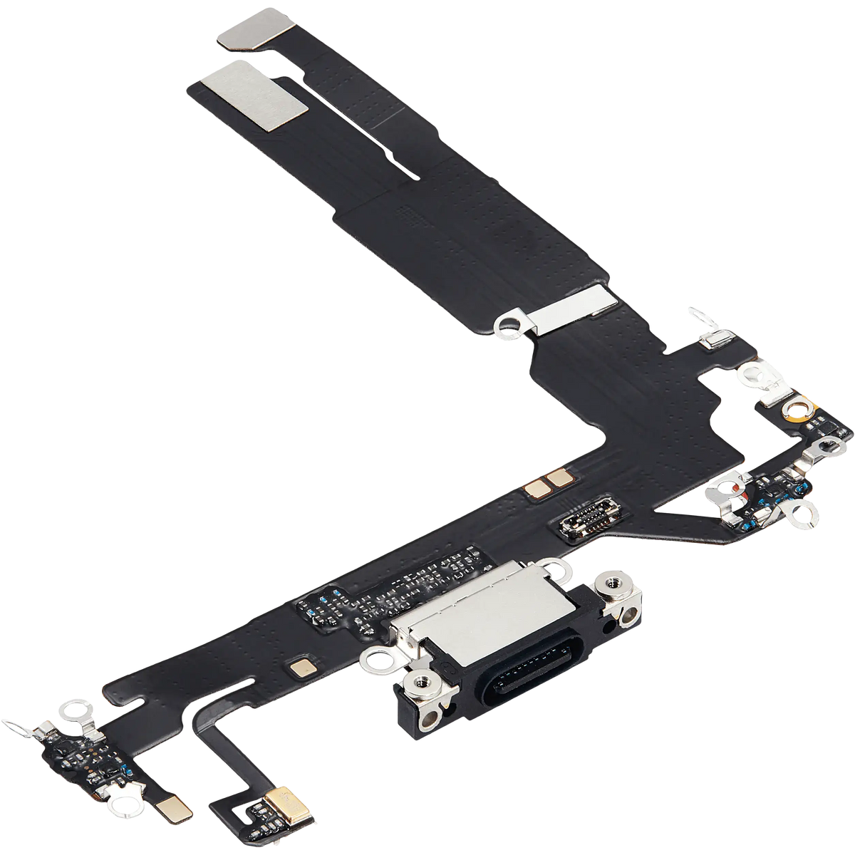 For iPhone 16 Charging Port Flex Cable | Aftermarket Plus - Black