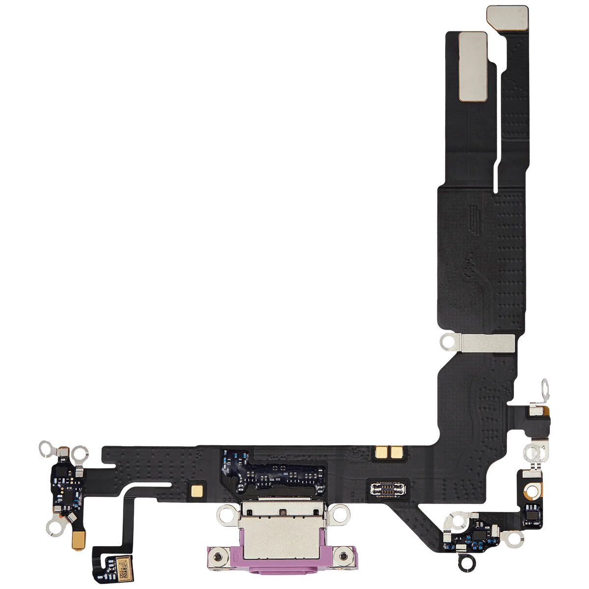 For iPhone 16 Charging Port Flex Cable Pulled - Pink