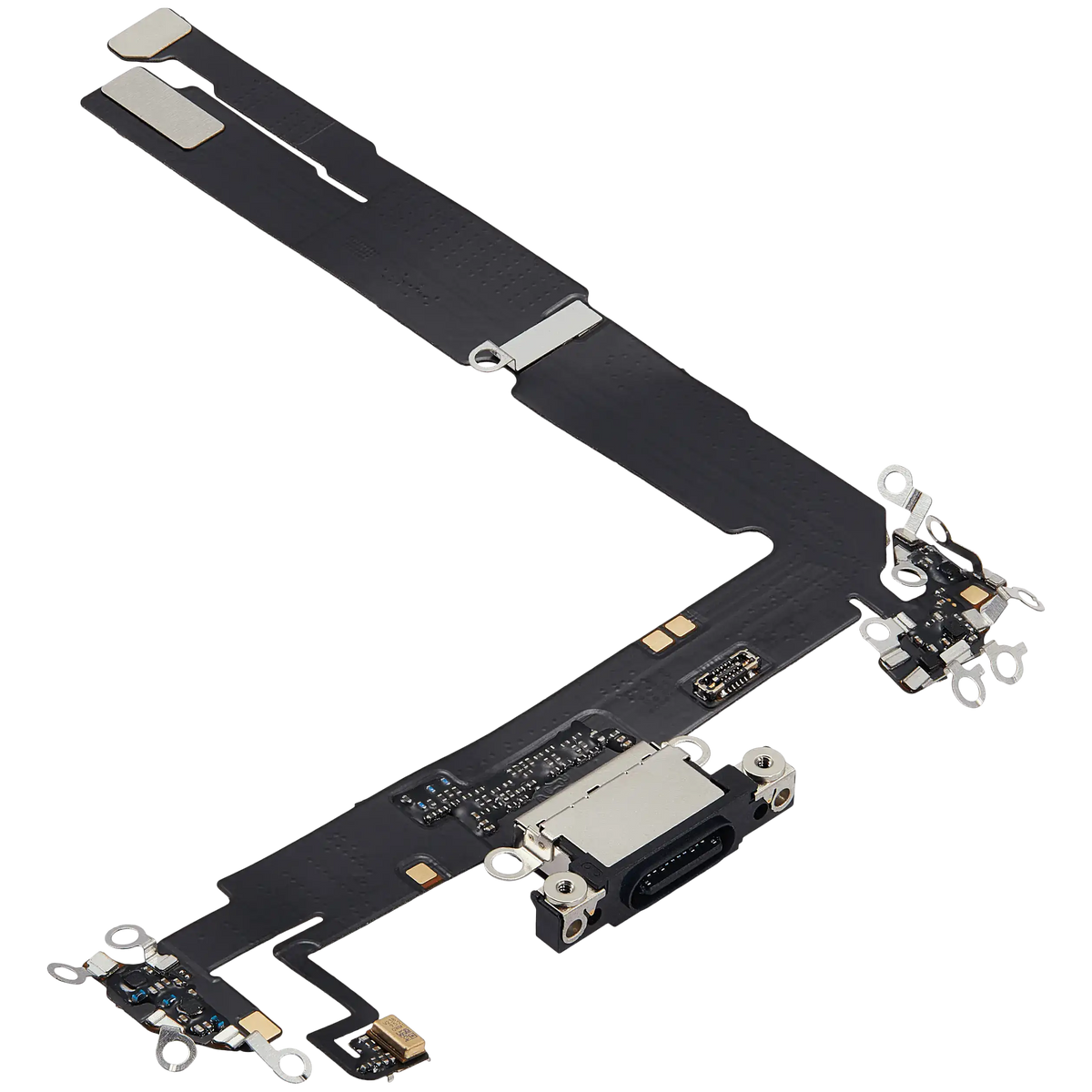 For iPhone 16 Plus Charging Port Flex Cable | Aftermarket Plus - Black