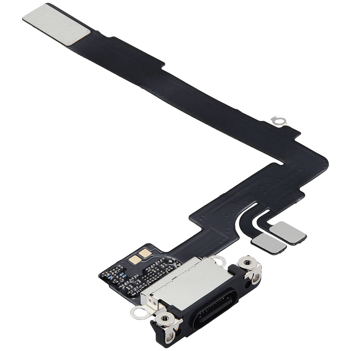 For iPhone 16 Pro Max Charging Port Flex Cable | Aftermarket Plus - Black Titanium
