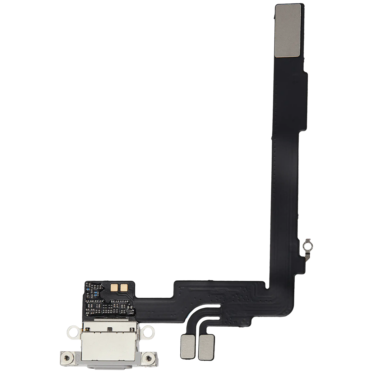 For iPhone 16 Pro Max Charging Port Flex Cable | Aftermarket Plus - White Titanium