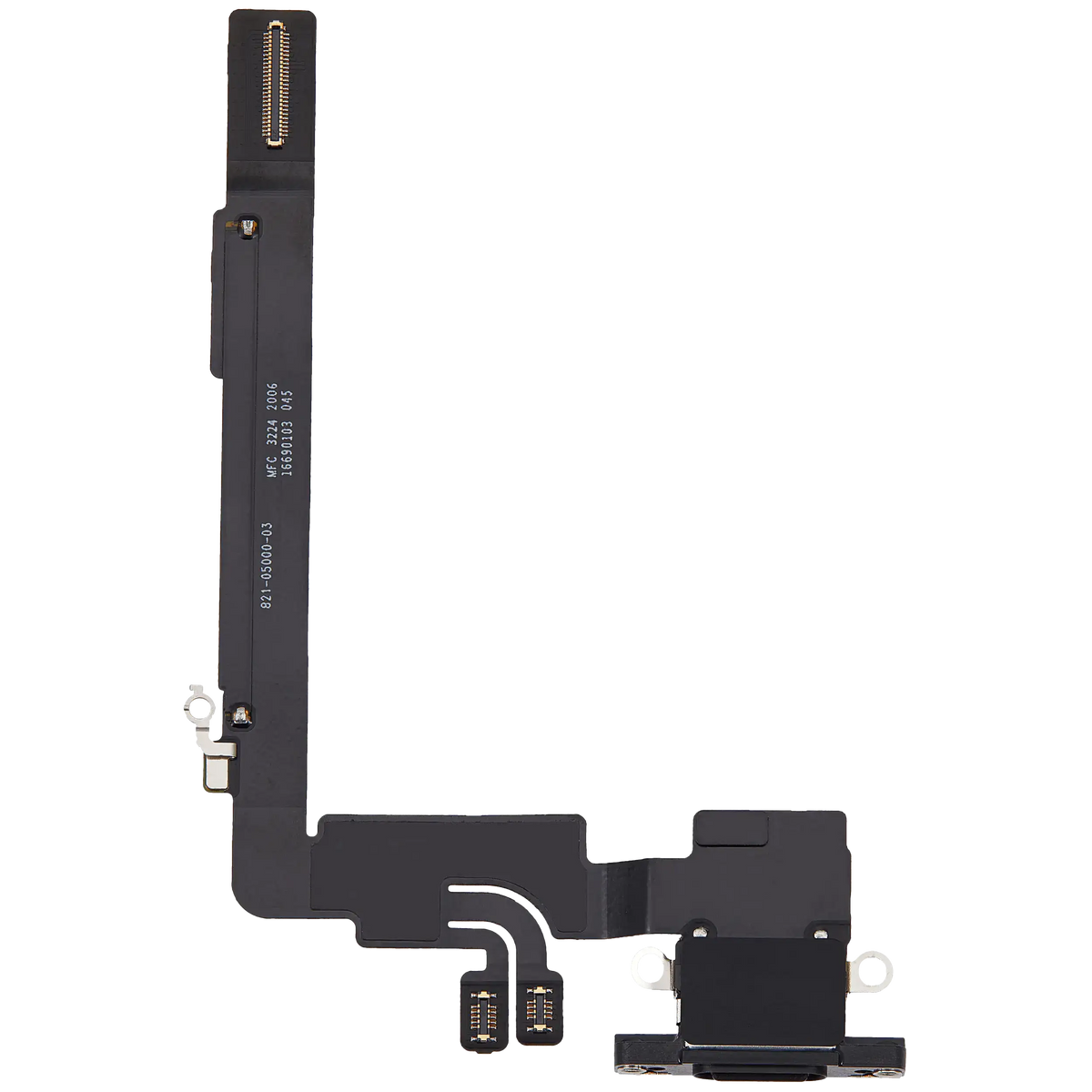 For iPhone 16 Pro Max Charging Port Flex Cable Pulled - Black Titanium