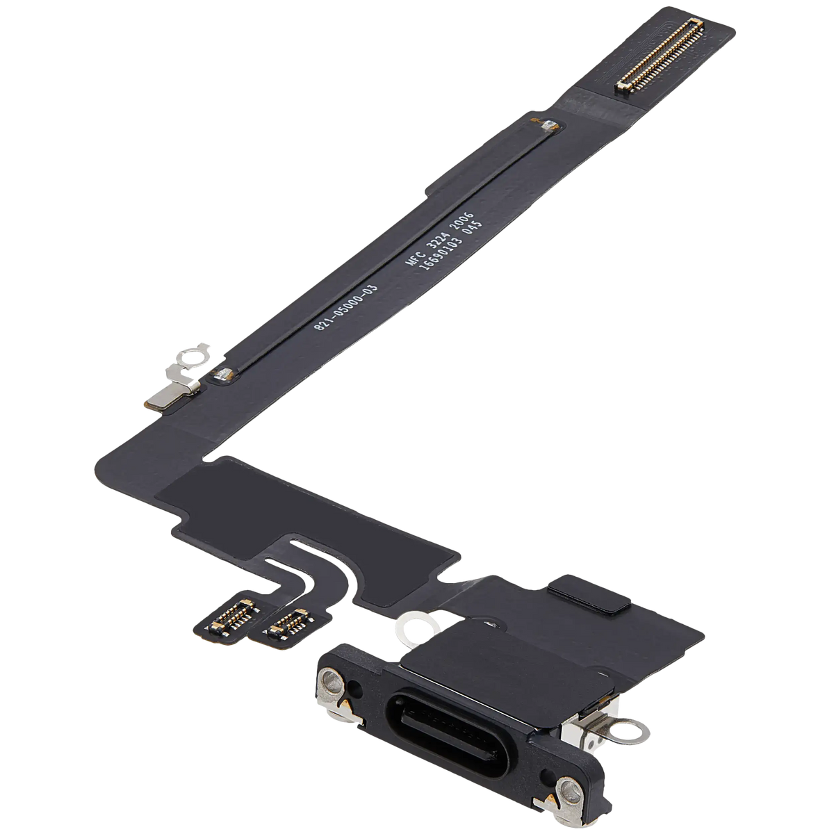 For iPhone 16 Pro Max Charging Port Flex Cable Pulled - Black Titanium