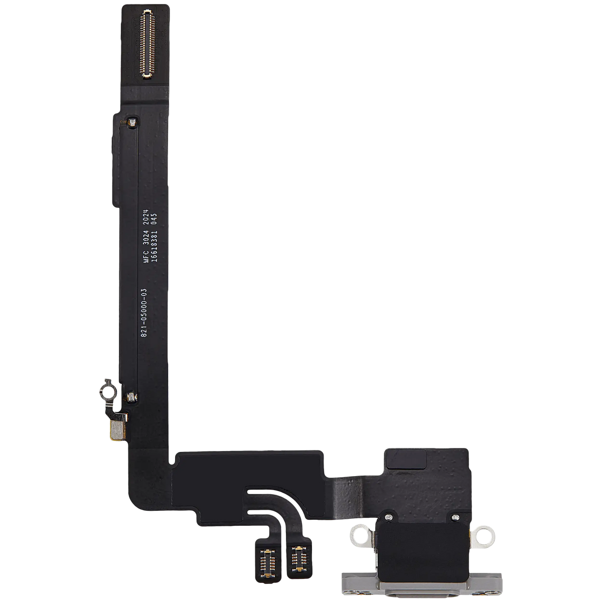 For iPhone 16 Pro Max Charging Port Flex Cable Pulled - White Titanium