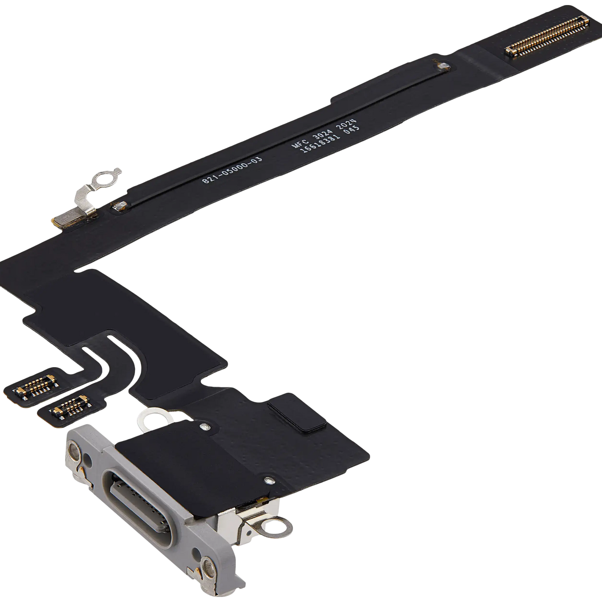 For iPhone 16 Pro Max Charging Port Flex Cable Pulled - White Titanium