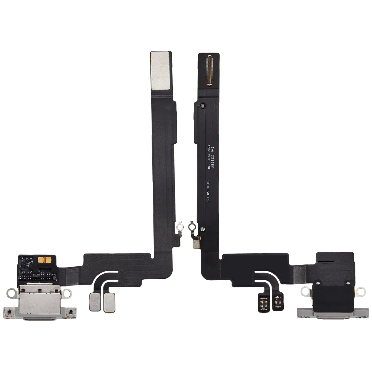 For iPhone 16 Pro Max Charging Port Flex Cable Pulled - White Titanium