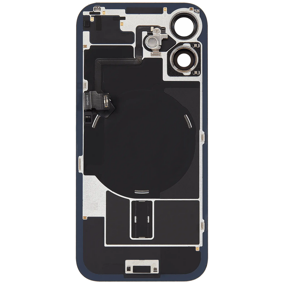 For iPhone 17 Back Glass With MagSafe Magnet, NFC & Flashlight Flex Pulled - Grade A - Lavender