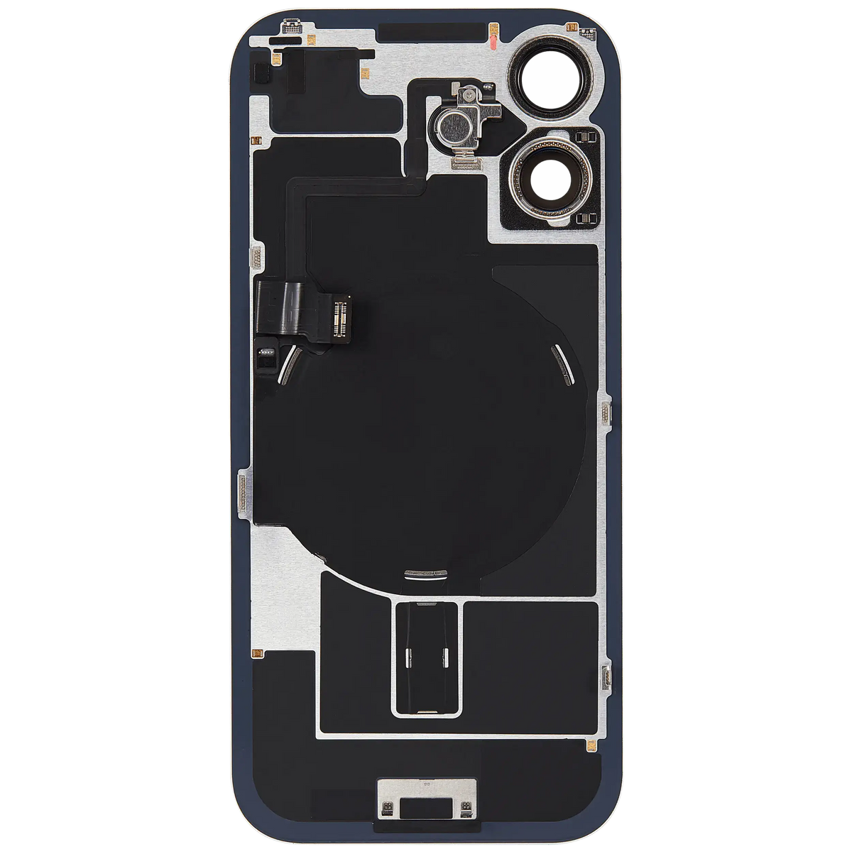 For iPhone 17 Back Glass With MagSafe Magnet, NFC & Flashlight Flex Pulled - Grade B - Sage
