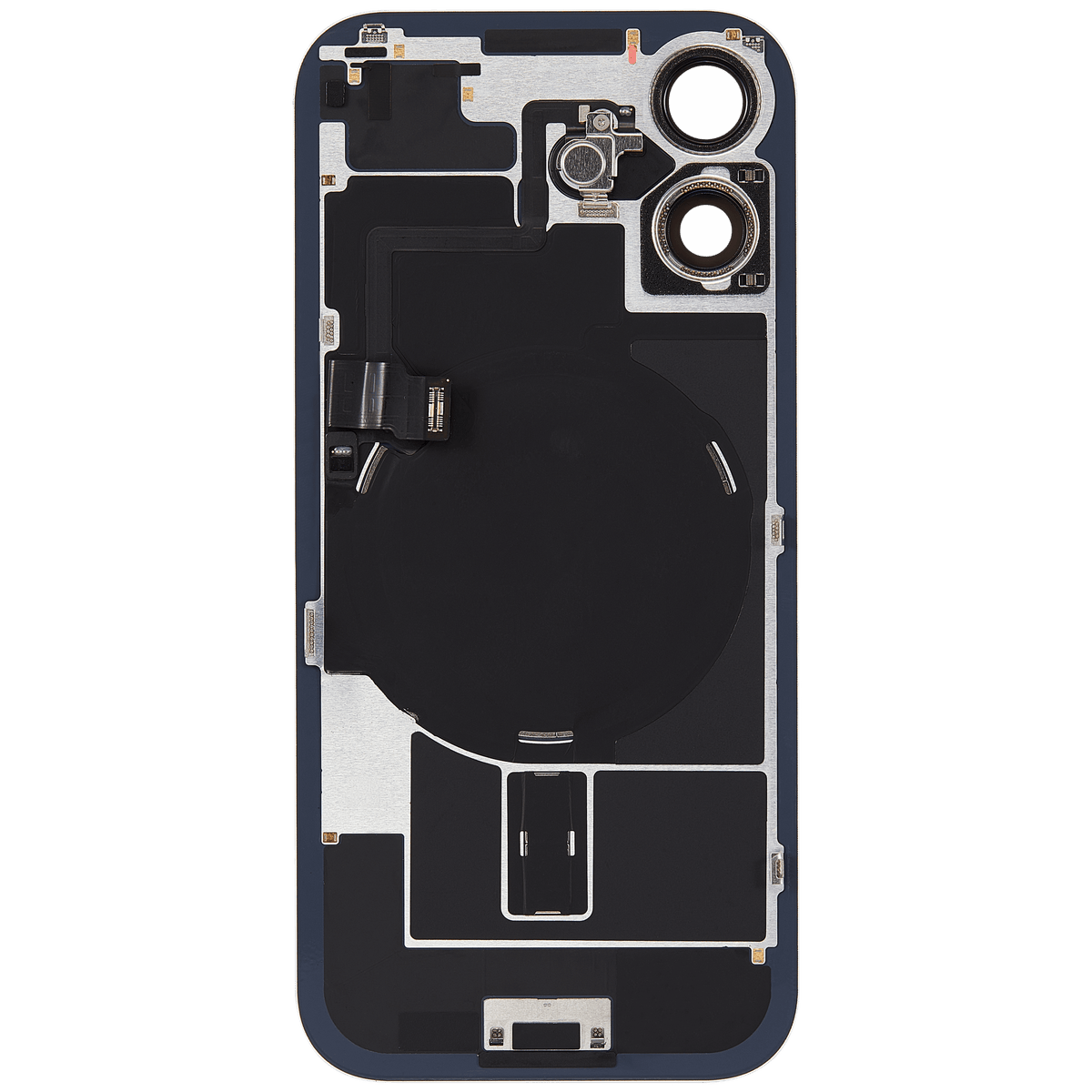 For iPhone 17 Back Glass With MagSafe Magnet, NFC & Flashlight Flex Pulled - Grade C - Sage