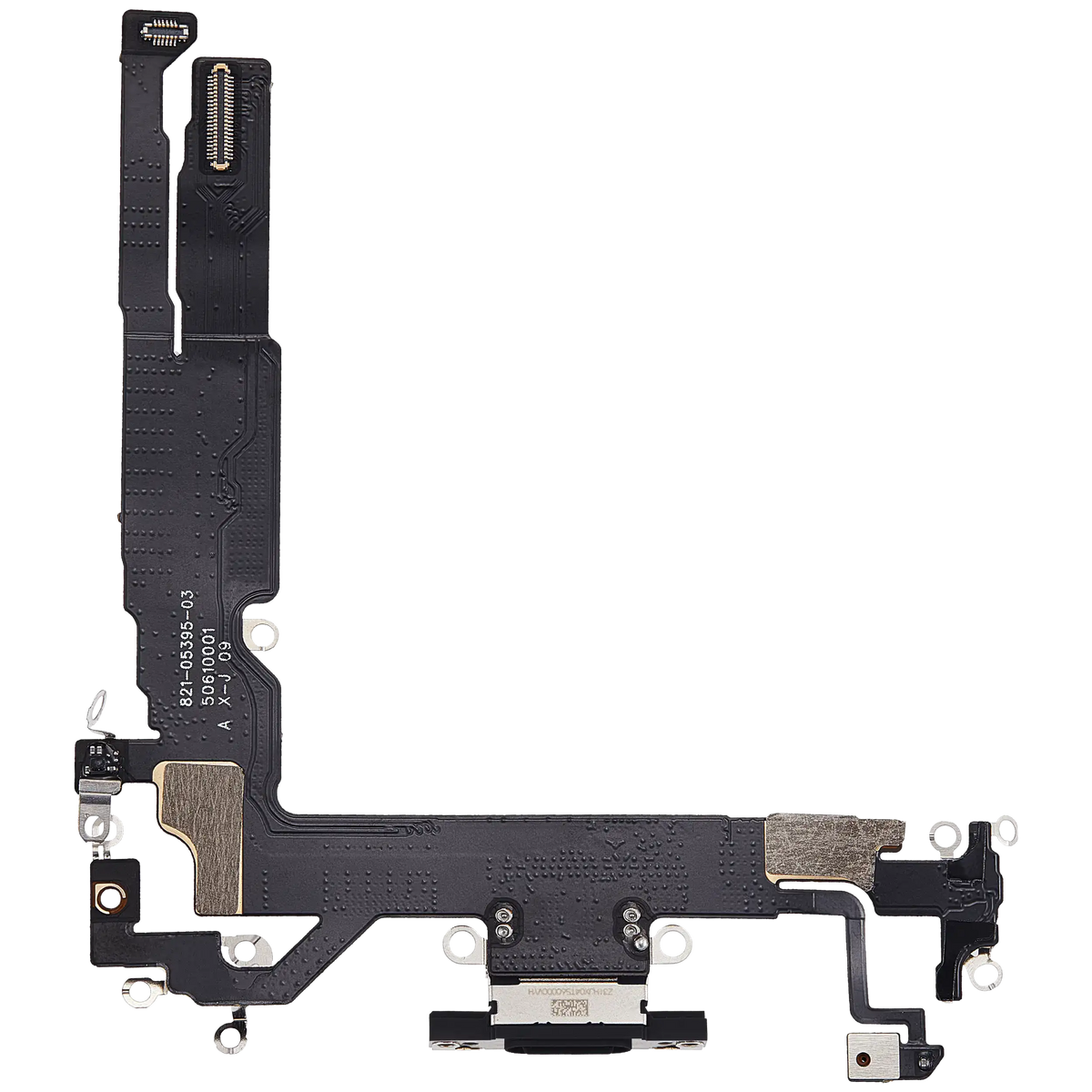 For iPhone 17 Charging Port Flex Cable | Aftermarket Plus - Black