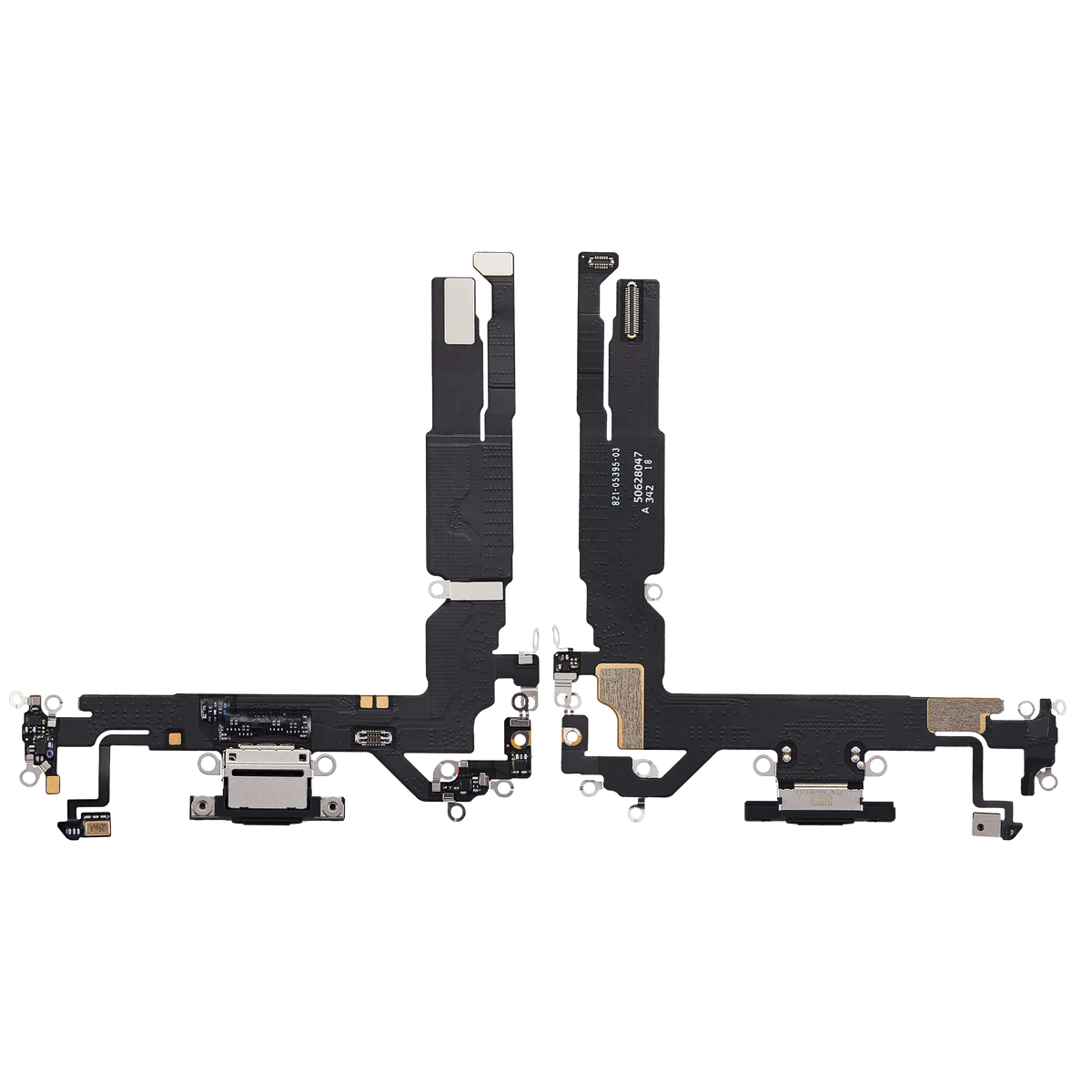 For iPhone 17 Charging Port Flex Cable Pulled - Black
