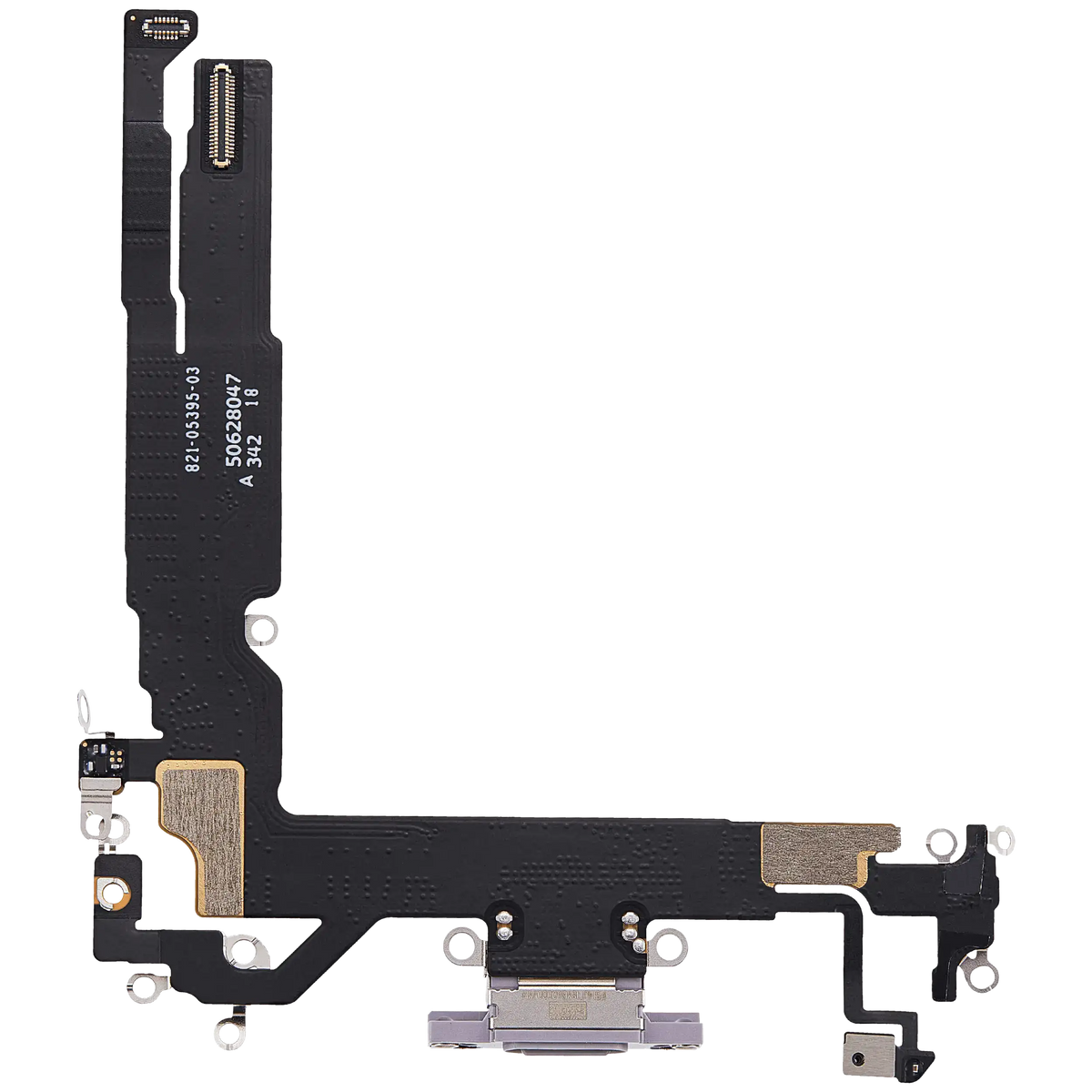 For iPhone 17 Charging Port Flex Cable Pulled - Lavender