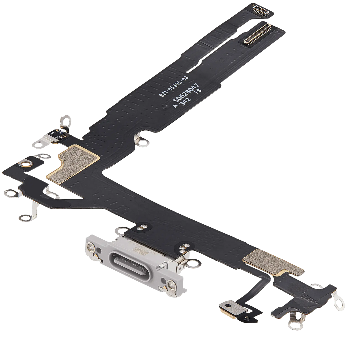 For iPhone 17 Charging Port Flex Cable Pulled - White