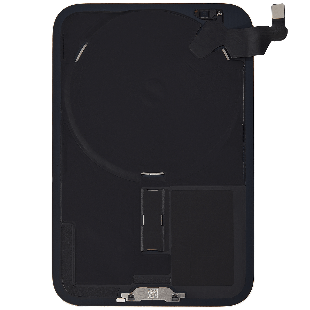 For iPhone 17 Pro Back Glass With MagSafe Magnet & NFC Pulled - Grade C - Silver