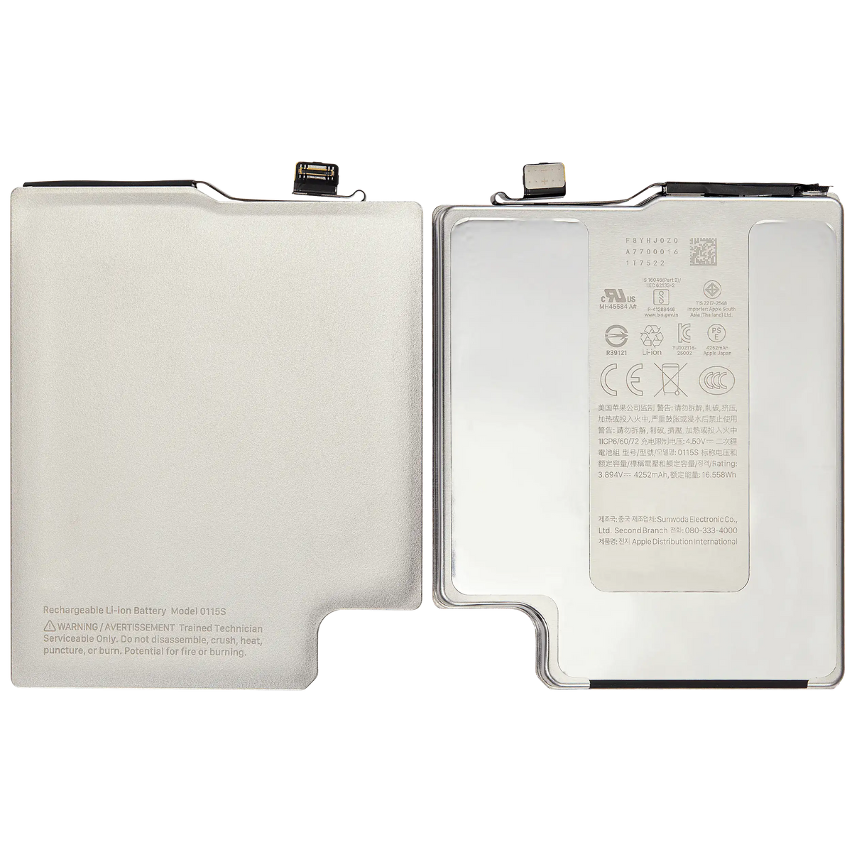 For iPhone 17 Pro Battery Replacement US Version – Genuine Apple Pulled - Grade A