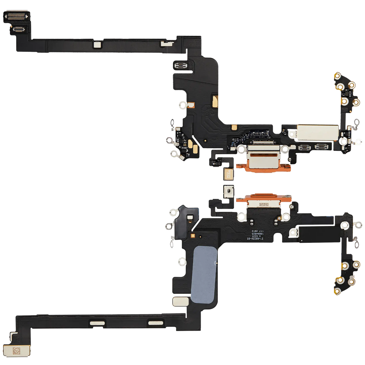 For iPhone 17 Pro Charging Port Flex Cable International Version Pulled - Cosmic Orange