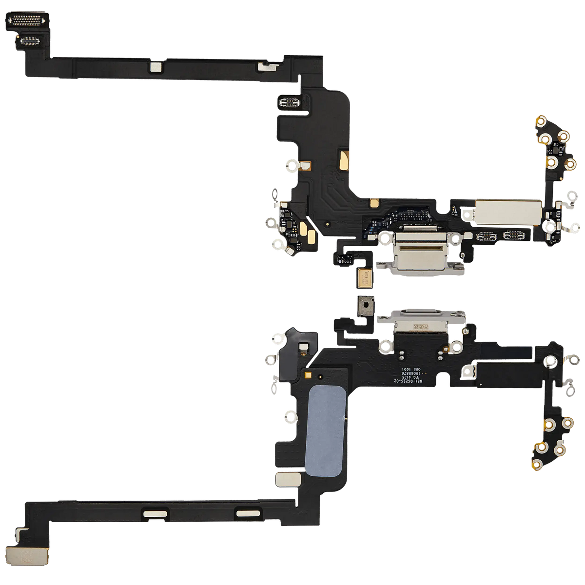 For iPhone 17 Pro Charging Port Flex Cable International Version Pulled - Silver