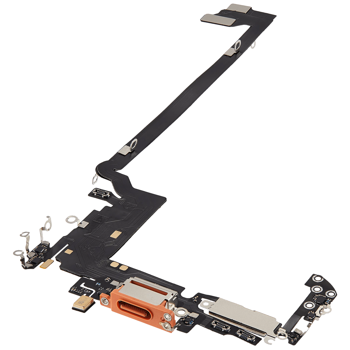 For iPhone 17 Pro Max Charging Port Flex Cable International Version | Aftermarket Plus - Cosmic Orange