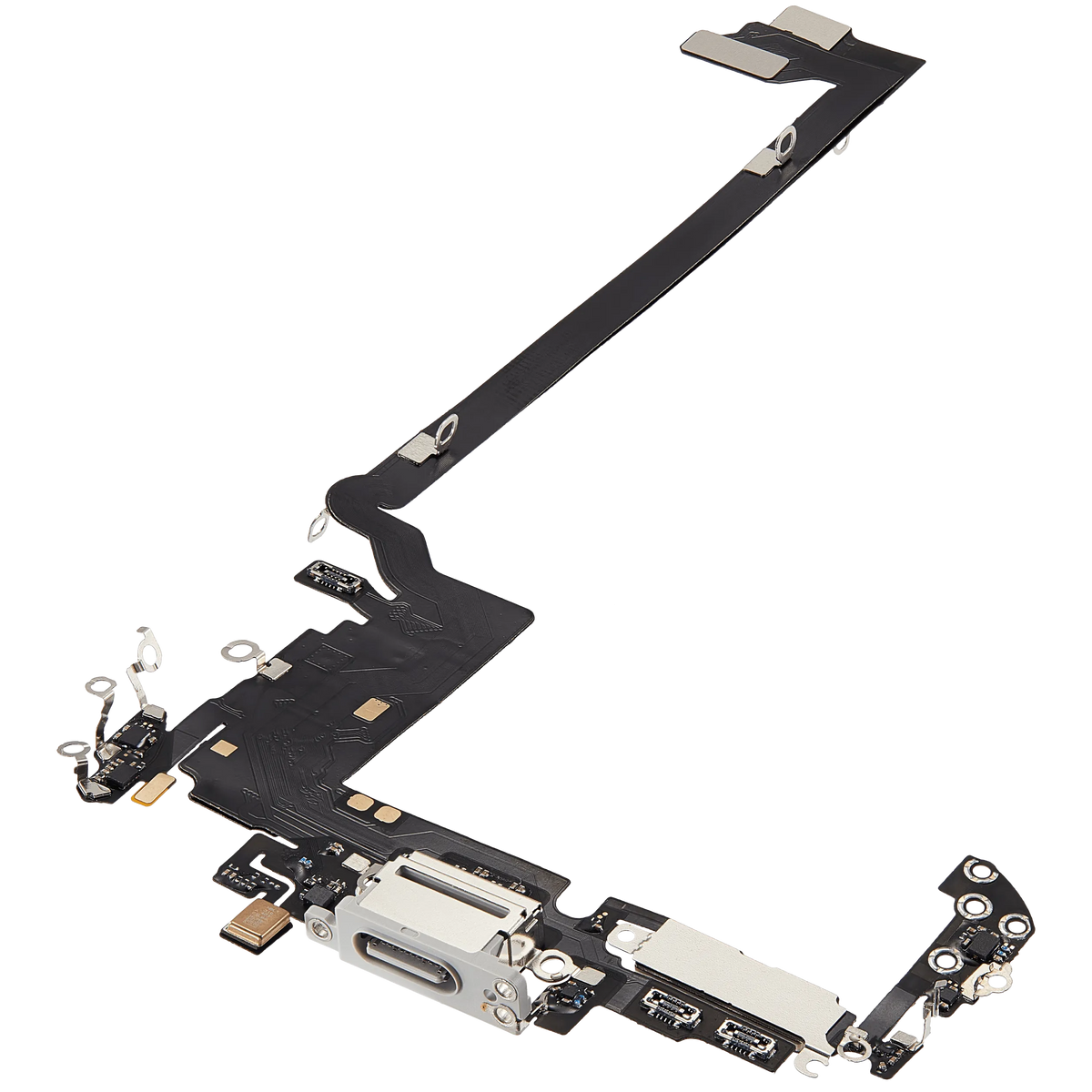 For iPhone 17 Pro Max Charging Port Flex Cable International Version | Aftermarket Plus - Silver