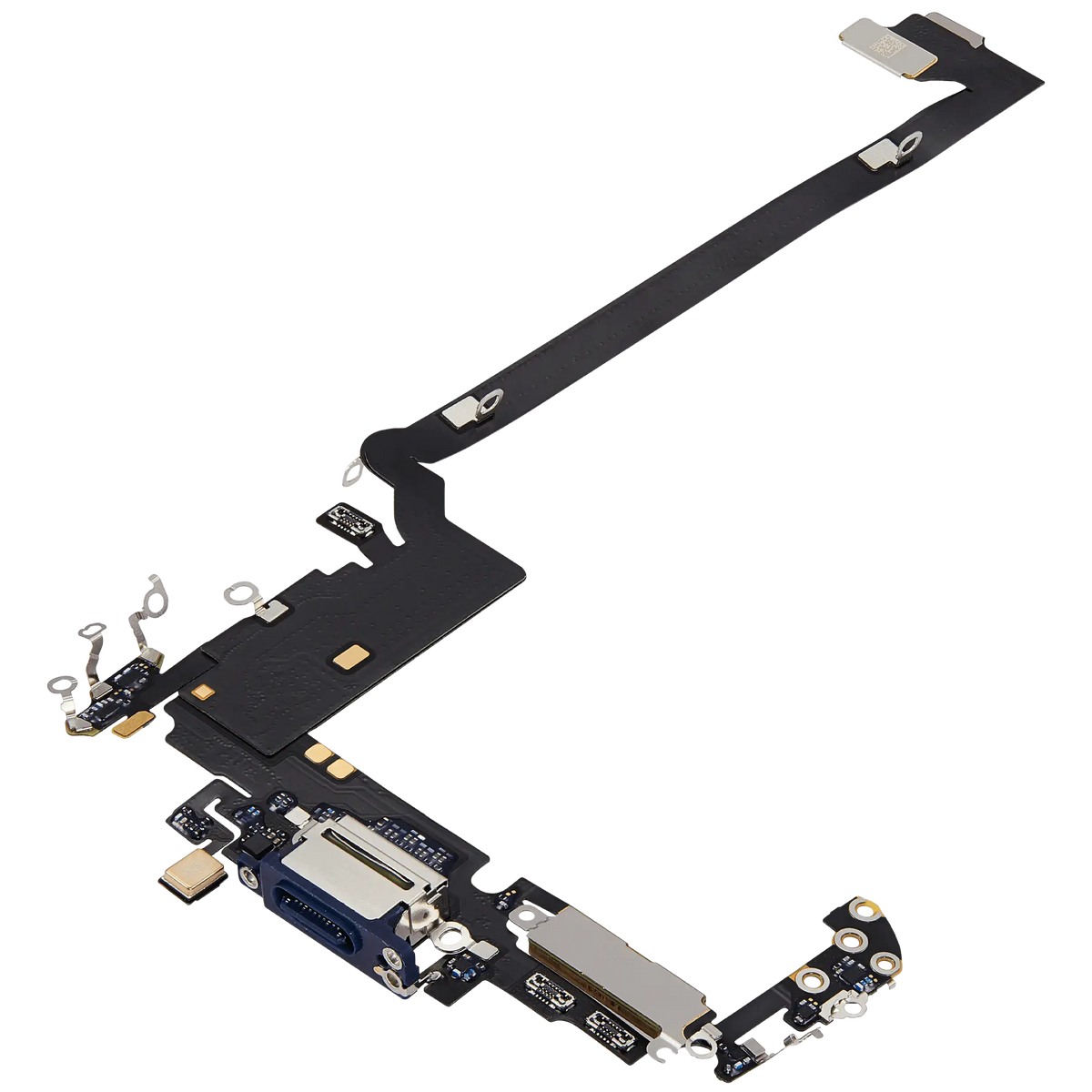 For iPhone 17 Pro Max Charging Port Flex Cable International Version Pulled - Deep Blue