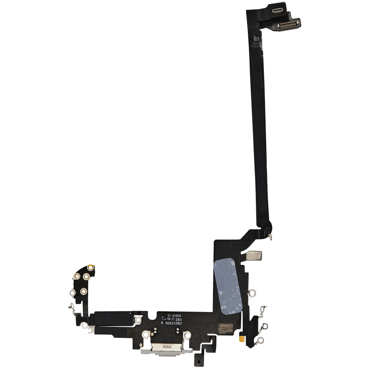 For iPhone 17 Pro Max Charging Port Flex Cable International Version Pulled - Silver