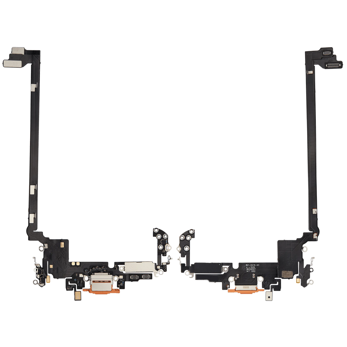 For iPhone 17 Pro Max Charging Port Flex Cable US Version | Aftermarket Plus - Cosmic Orange