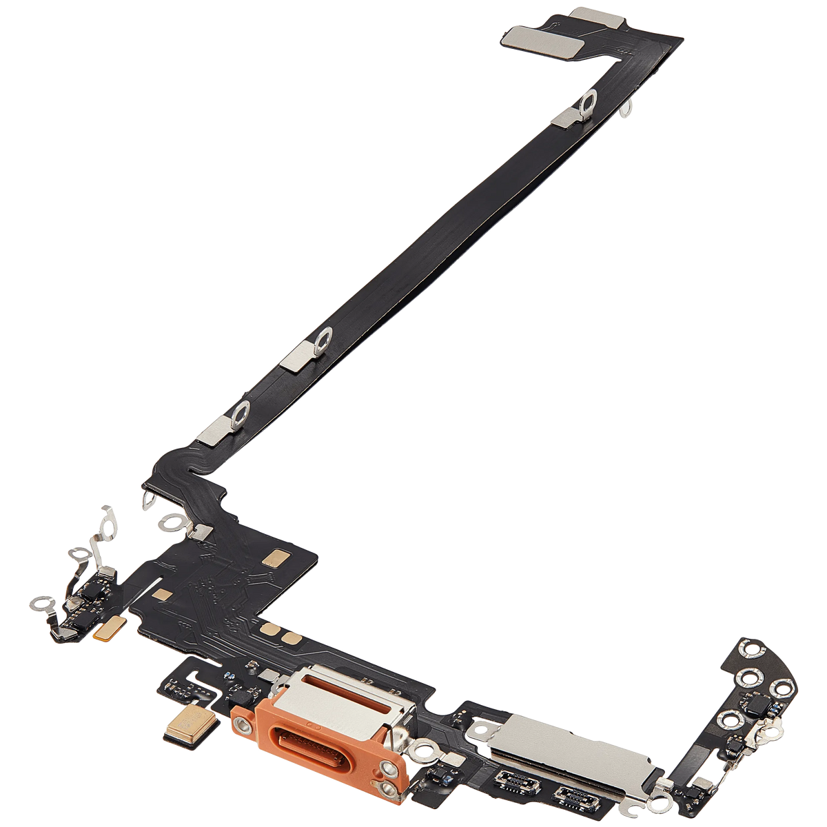 For iPhone 17 Pro Max Charging Port Flex Cable US Version | Aftermarket Plus - Cosmic Orange