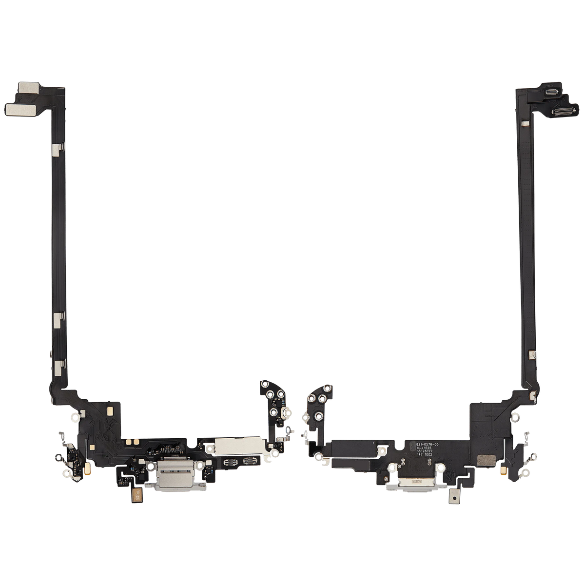 For iPhone 17 Pro Max Charging Port Flex Cable US Version | Aftermarket Plus - Silver