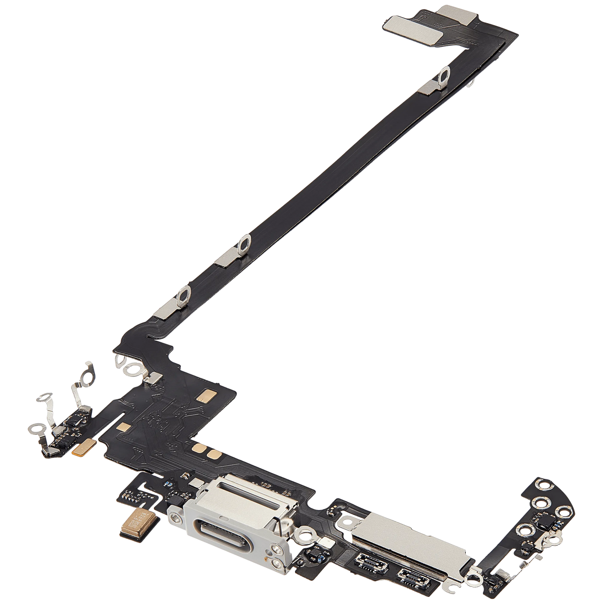 For iPhone 17 Pro Max Charging Port Flex Cable US Version | Aftermarket Plus - Silver
