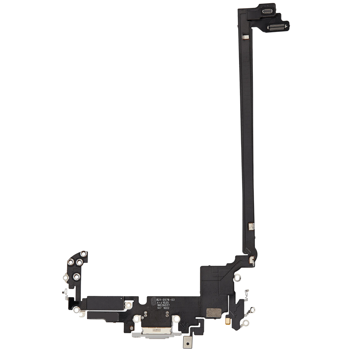 For iPhone 17 Pro Max Charging Port Flex Cable US Version | Aftermarket Plus - Silver