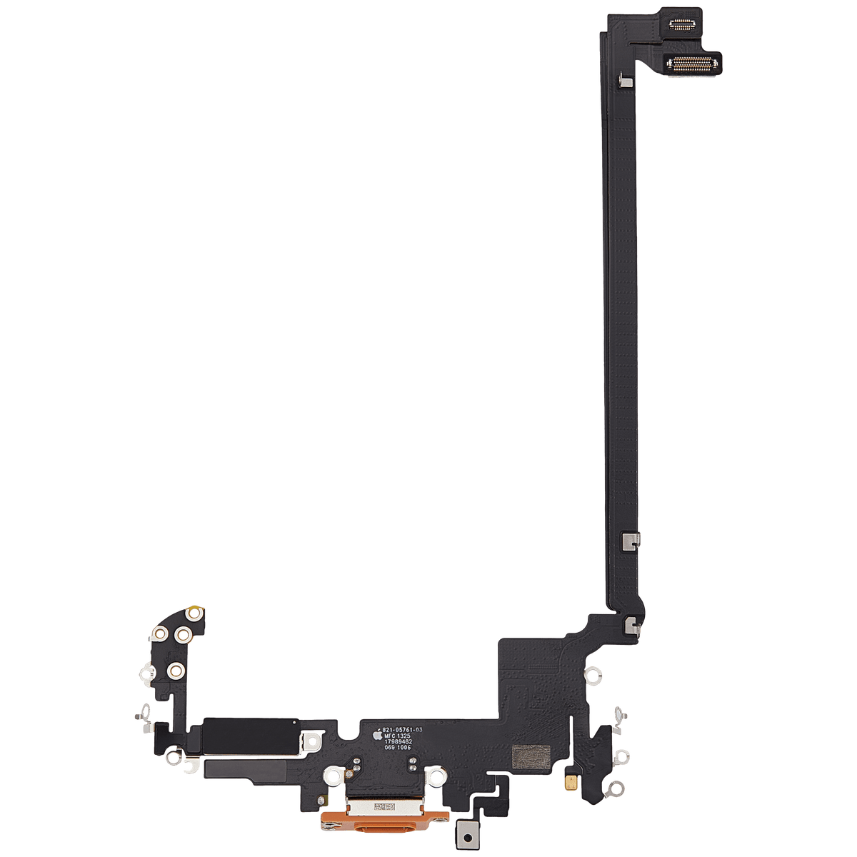 For iPhone 17 Pro Max Charging Port Flex Cable US Version Pulled - Cosmic Orange