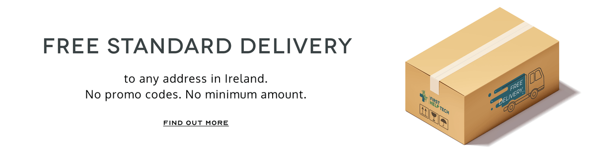 First Help Tech - Free standard delivery to Ireland