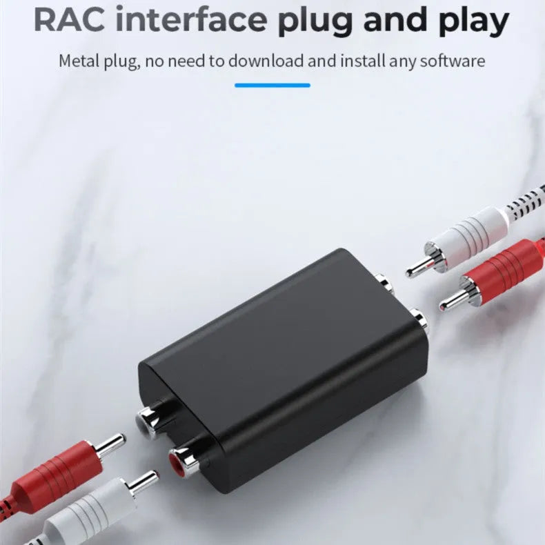 G1 RCA Audio Common Ground Isolator Anti-jamming Noise Reduction Filter Eliminates Bluetooth Receiver
