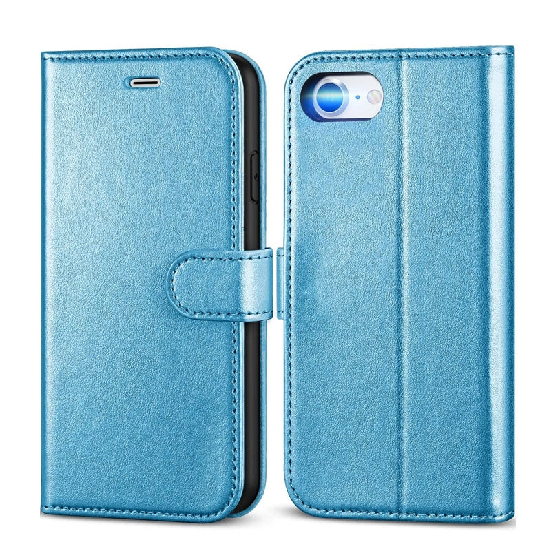 For Samsung Galaxy A25 5G Premium Aokus Wallet Cases Sky Blue-www.firsthelptech.ie