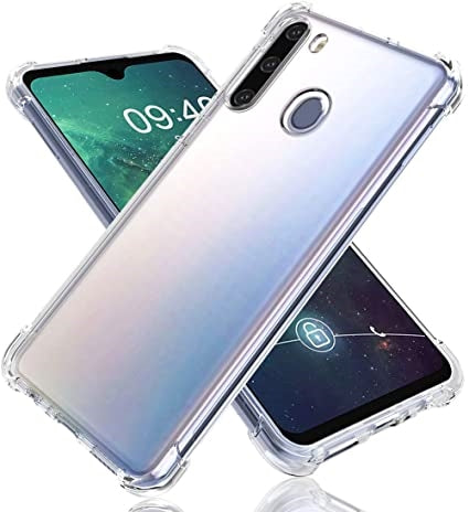 For Samsung Galaxy A21 Shockproof Transparent Gel Case-www.firsthelptech.ie