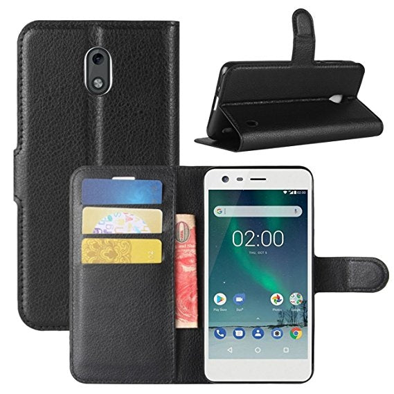 For Samsung Galaxy A51 Premium Aokus Wallet Case Black-www.firsthelptech.ie