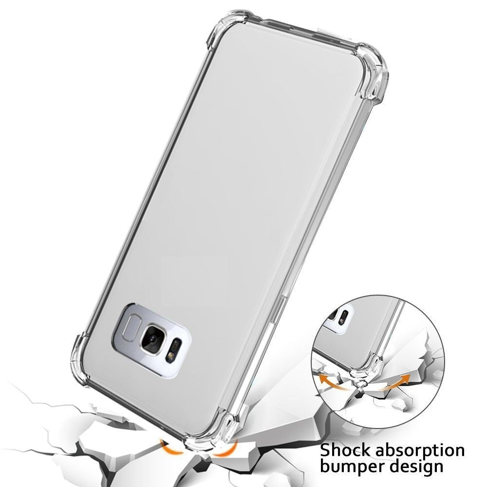 For Samsung Galaxy A80/A90 Shockproof Gel Case Transparent