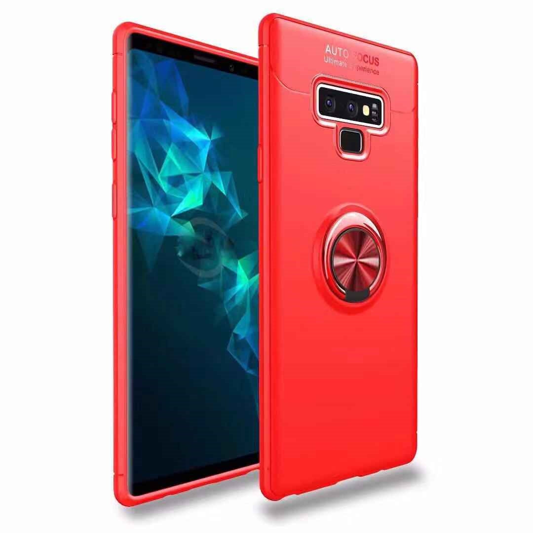 For Samsung Galaxy S10e Autofocus 360 Shockproof Case With Ring Holder Red