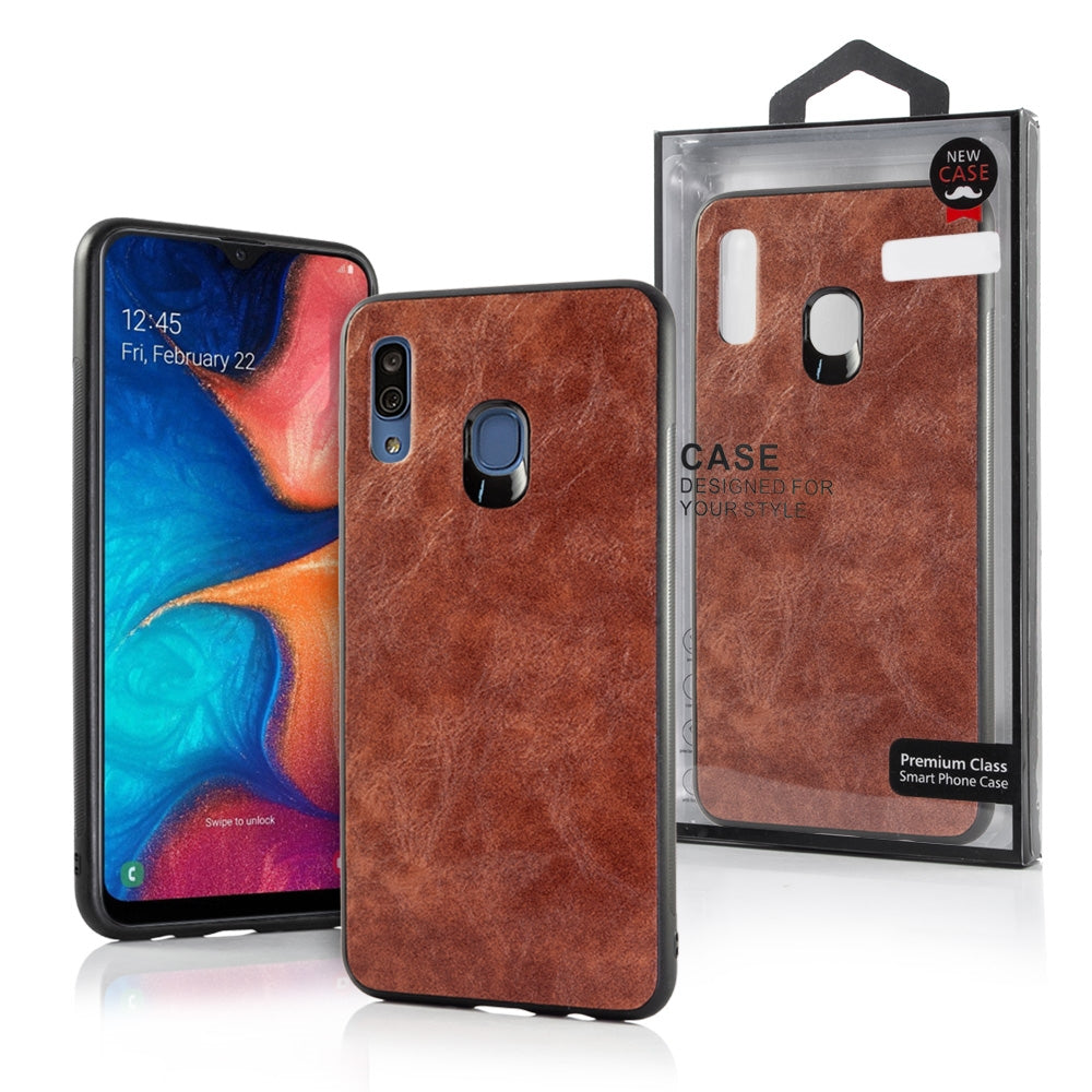 For Samsung Galaxy S20 Plus/S11 Premium Business TPU Back Case Brown