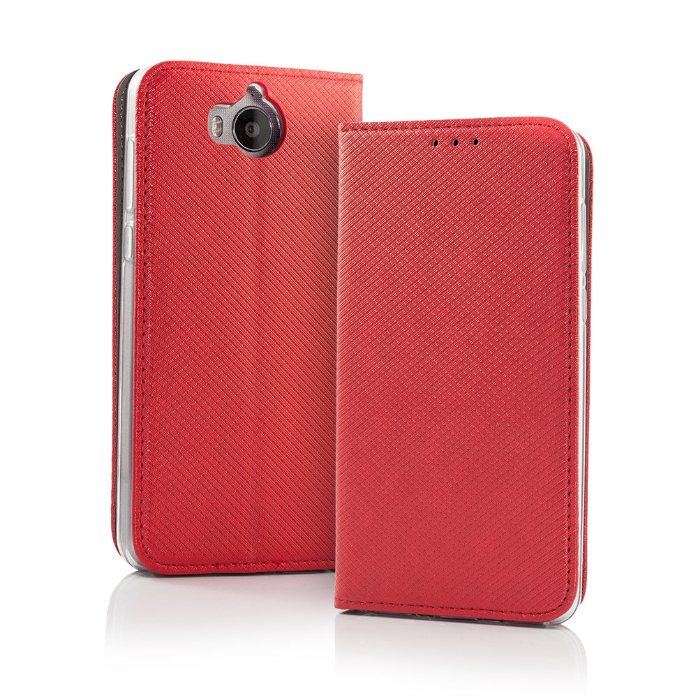 For Samsung Galaxy S20 Ultra Smart Carbon Magnetic Wallet Case Red-www.firsthelptech.ie