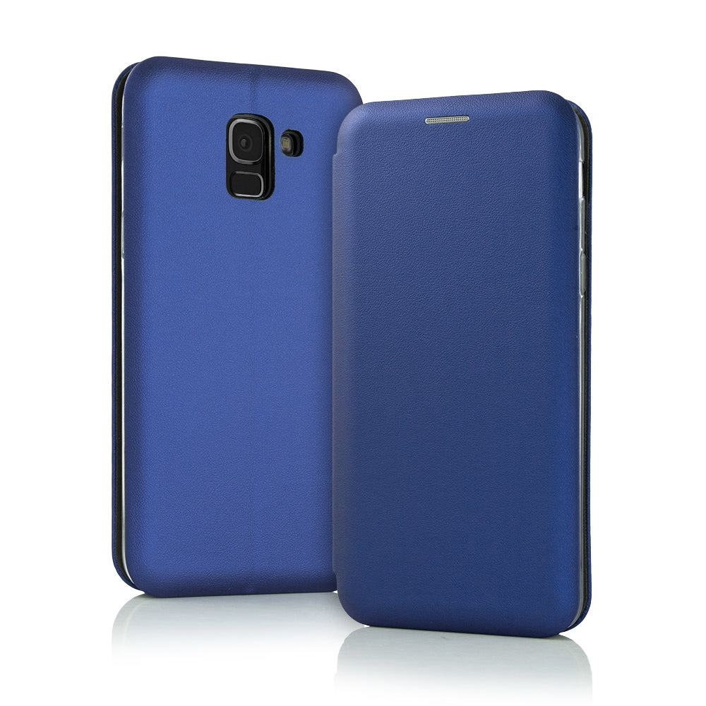 For Samsung Galaxy S20 Ultra Slim Curved Magnetic Wallet Case Blue-www.firsthelptech.ie