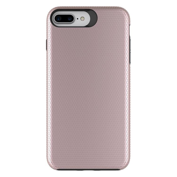 For Samsung Galaxy S21 Dotted Shockproof Hybrid 2 in 1 Case Rose Gold